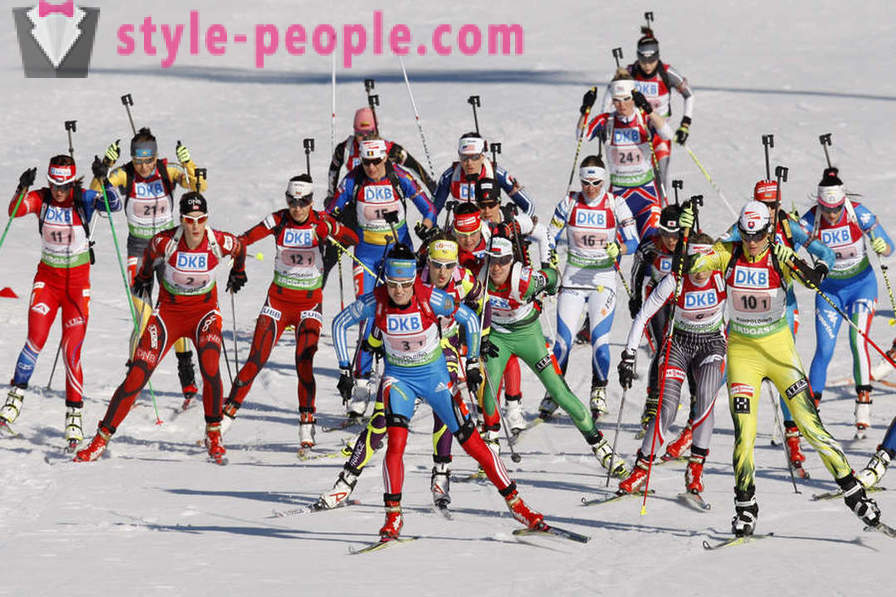 Sejarah jenis biathlon asal, kaedah-kaedah dan peraturan-peraturan Biathlon pecut bersama