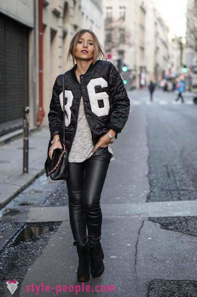 Wanita spring jaket: model foto fesyen, nasihat stylist merangka cara yang betul