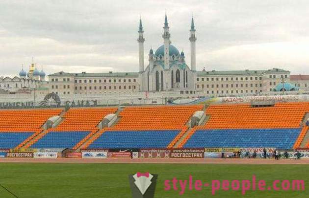 Stadium Central, sejarah Kazan, alamat dan kapasiti