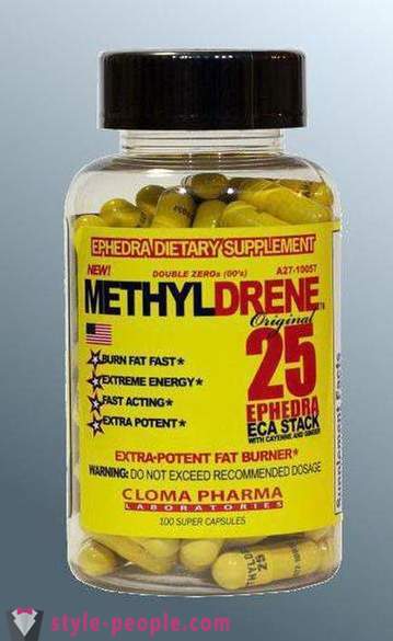Fat Burner Methyldrene 25: ulasan