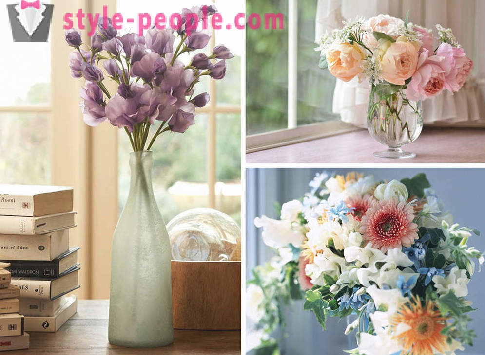 Rumah musim panas: bagaimana untuk menghias apartmen dengan bunga segar