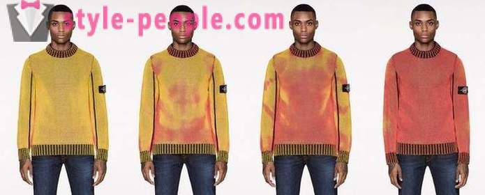Sweater-bunglon, yang berubah warna bergantung kepada suhu