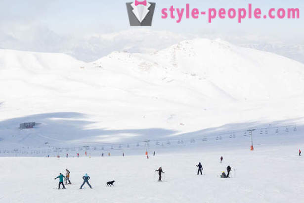 Apa yang berlaku di resort ski di Iran