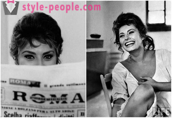 15 gambar Sophia Loren, tidak dimaksudkan untuk penerbitan