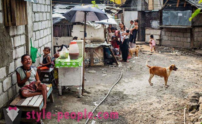 Hidup di kawasan miskin di Manila