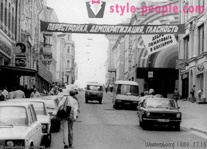 Berjalan di Moscow pada tahun 1989
