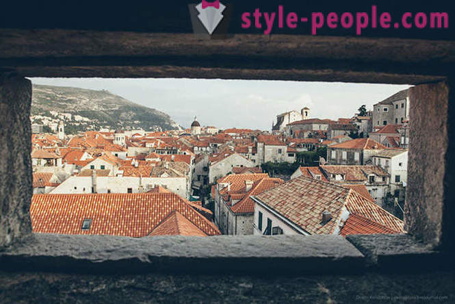Bandar purba di Croatia dengan pemandangan luas