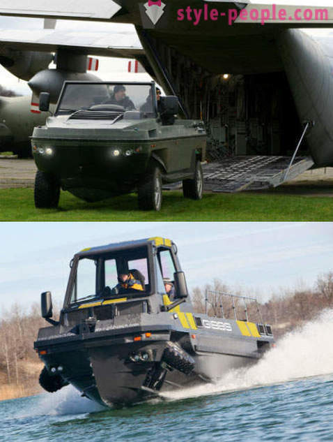 Trak amfibia dan SUV