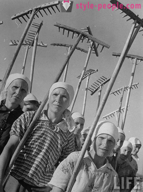 Gambar Rare - musim panas 1941 di Moscow