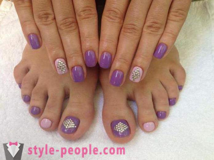 Manicure bergaya. idea-idea fesyen Nails