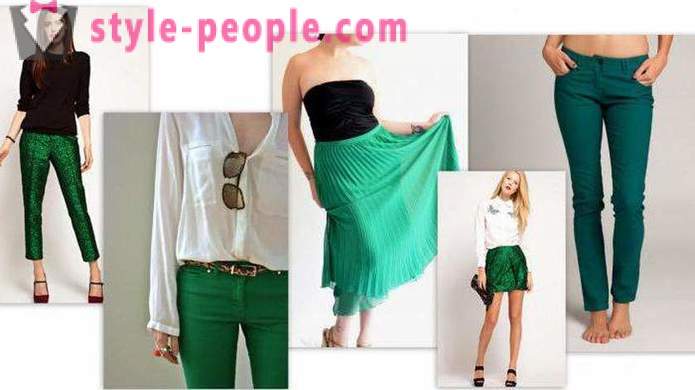 Warna Emerald: apa betul menggabungkan pakaian