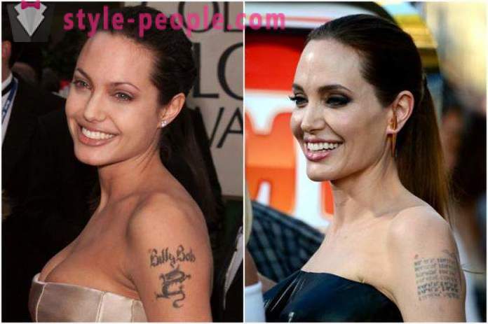 Tatu bintang: Angelina Jolie