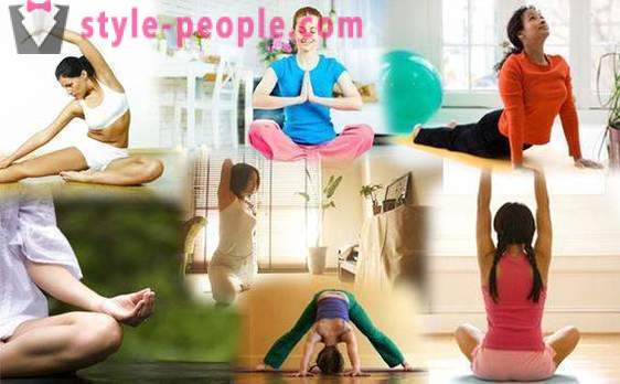 Yoga di rumah untuk pemula: latihan, gambar