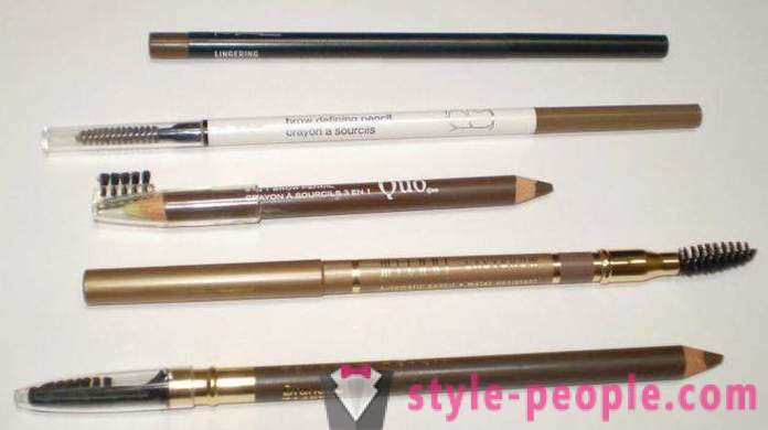 Best eyebrow pensil: ulasan. Bagaimana untuk memilih pensil kening?